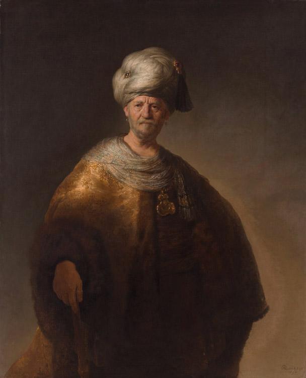 REMBRANDT Harmenszoon van Rijn A Man in oriental dress known as